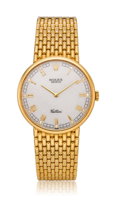 rolex cellini 18k.